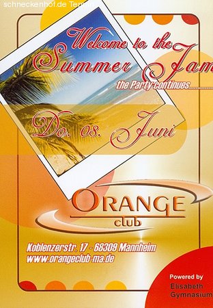 Summer Jam Werbeplakat