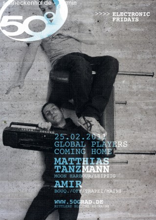 Global Players coming home Werbeplakat