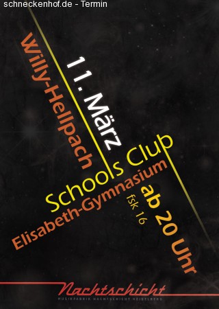 School´s Club Werbeplakat