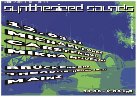 Die elektronische Brücke 12.03 Werbeplakat