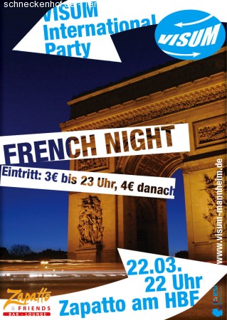 VISUM French Night Werbeplakat