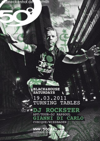 Turning Tables - Black & House Werbeplakat