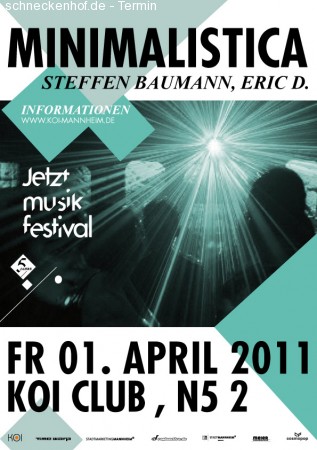 Minimalistica Werbeplakat