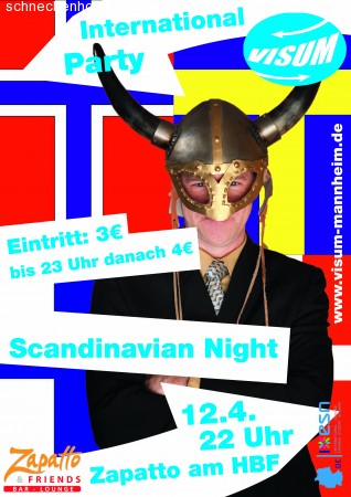 VISUM Scandinavian Night Werbeplakat