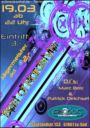 Best of Hardstyle @ Exodos Werbeplakat