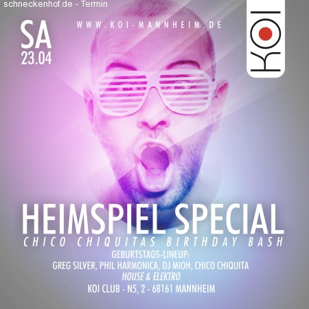 Chico Chiquitas Birthday Bash Werbeplakat