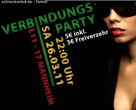 Verbindungsparty Werbeplakat