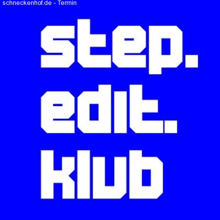 Step.Edit.Klub Werbeplakat