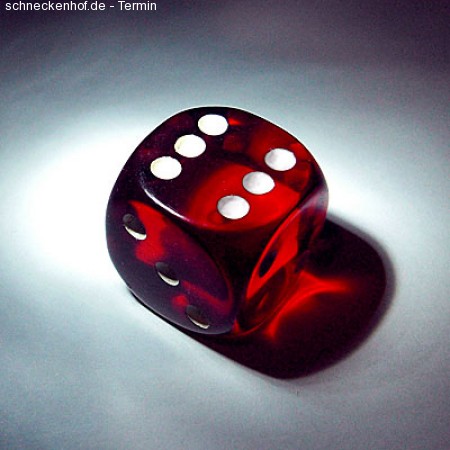 Würfelabend Werbeplakat