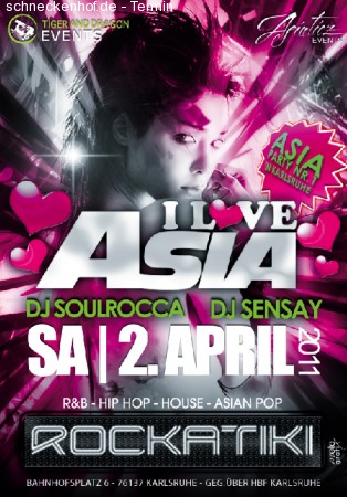 I Love Asia @ Rockatiki Ka Werbeplakat