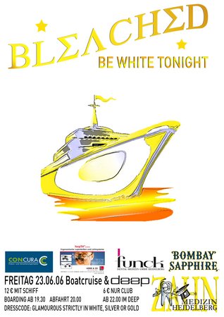 Bleached Party Werbeplakat