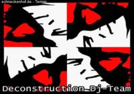 Deconstruction Dj Team Werbeplakat