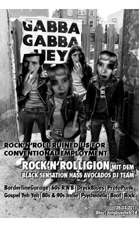 Rock'n'Rolligion Werbeplakat