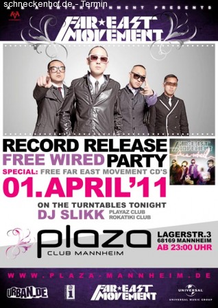 FarEastMovement Record Release Werbeplakat