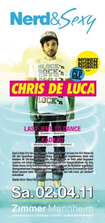 Nerd & Sexy: Chris de Luca Werbeplakat