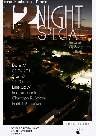 2Night Special Werbeplakat