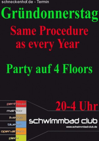 Gründonnerstag Werbeplakat