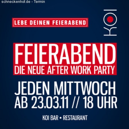Feierabend Werbeplakat