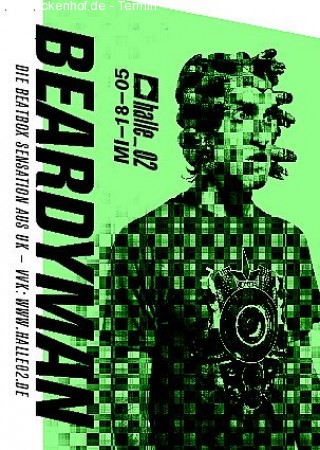 Beardyman (UK) - live Werbeplakat