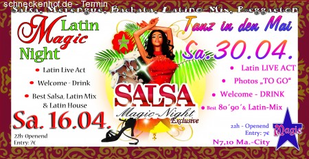LatinMAGICnight ★mit Live act★ Werbeplakat