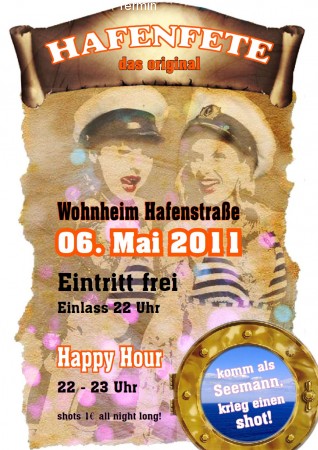 Hafenfete - das Original Werbeplakat