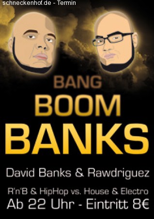 Bang Boom BANKS Werbeplakat