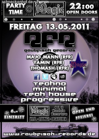 Magic Club Night Werbeplakat