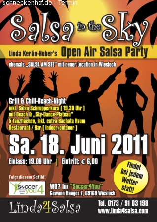 SALSA IN THE SKY Werbeplakat