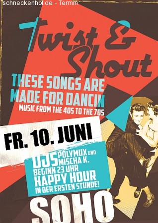Twist & Shout Werbeplakat