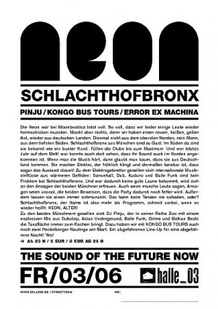 Schlachthofbronx@Neon Werbeplakat