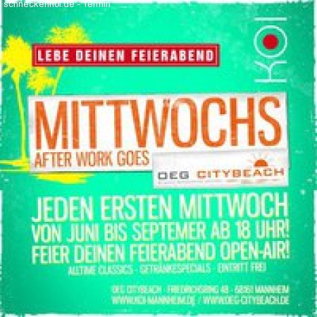 After Work OPEN AIR Werbeplakat