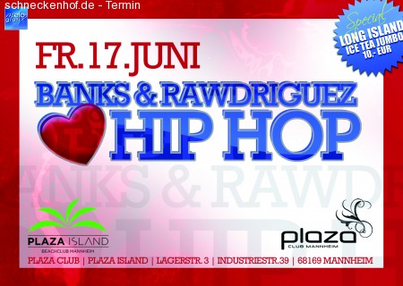 BANKS RAWDRIGUEZ love HIP HOP Werbeplakat