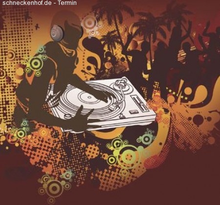 Sunset Lounge Neueröffnung Werbeplakat