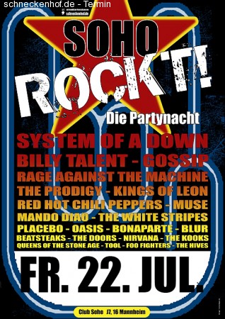 Soho Rockt! Werbeplakat
