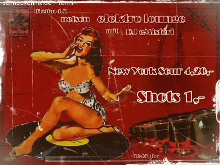 nelson Elektro Lounge Werbeplakat