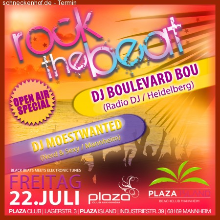 1. Rock The Beat - Open Air Werbeplakat