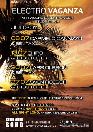 Electrovaganza Werbeplakat