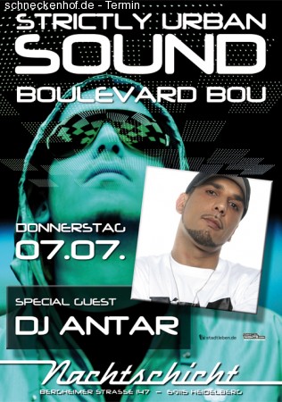 Strictly Urban Sound -DJ Antar Werbeplakat