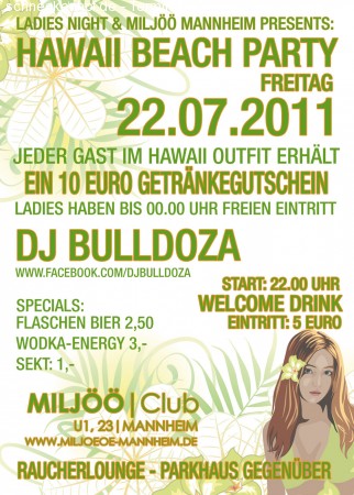 Hawaii Beach Party Part 2 Werbeplakat