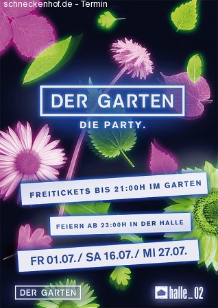 Gartenparty - Mash Up Werbeplakat