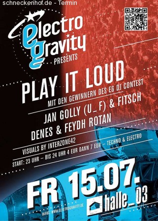 Electrocravity - Play it Loud! Werbeplakat