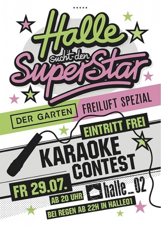 Karaoke Party Werbeplakat