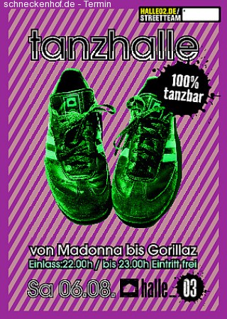 Tanzhalle Werbeplakat