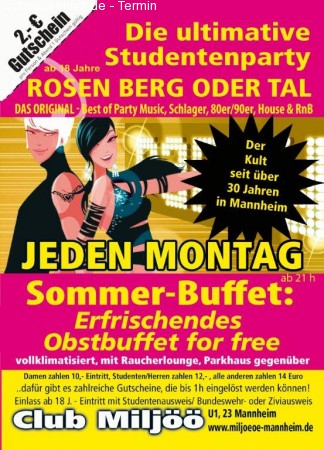 Die ultimative Studentenparty Werbeplakat