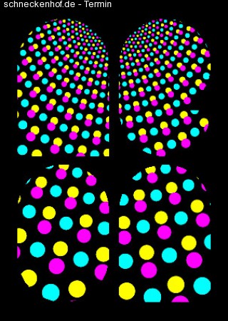 Neon mit Zimmerakrobaten Werbeplakat