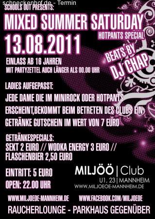 Mixed Summer Saturday Werbeplakat