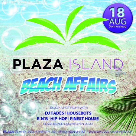 1.Beach Affairs Werbeplakat
