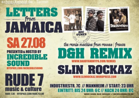 Letters from Jamaica Werbeplakat