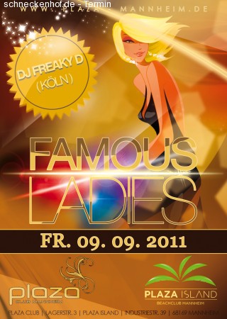 Famous Ladies Werbeplakat
