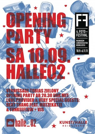 Openingparty 4.Fotofestival Werbeplakat